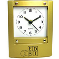 Square Desktop Alarm Clock-GOLD